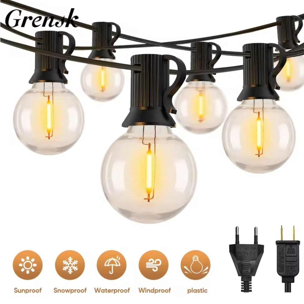 Dekorativne LED sijalice 10m – 10 toplo belih sijalica